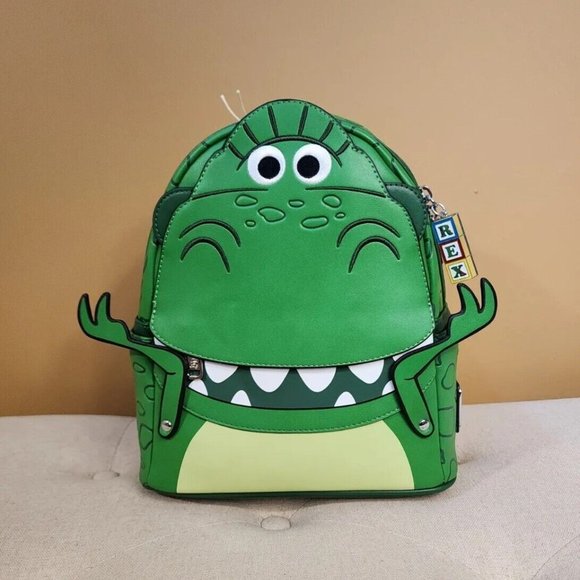 Loungefly Disney Pixar Toy Story Rex Cosplay Mini Backpack NYCC Exclusive NEW - Picture 9 of 13